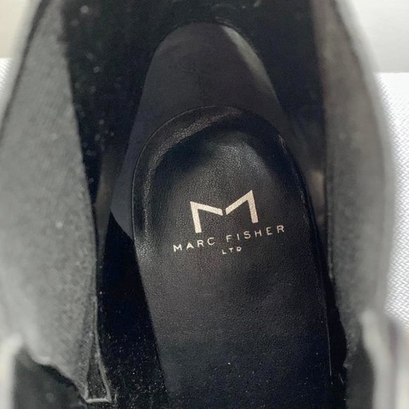 NIB MARC FISHER Leopard Yalely Pointy Toe Chelsea bootie - Picture 6 of 7